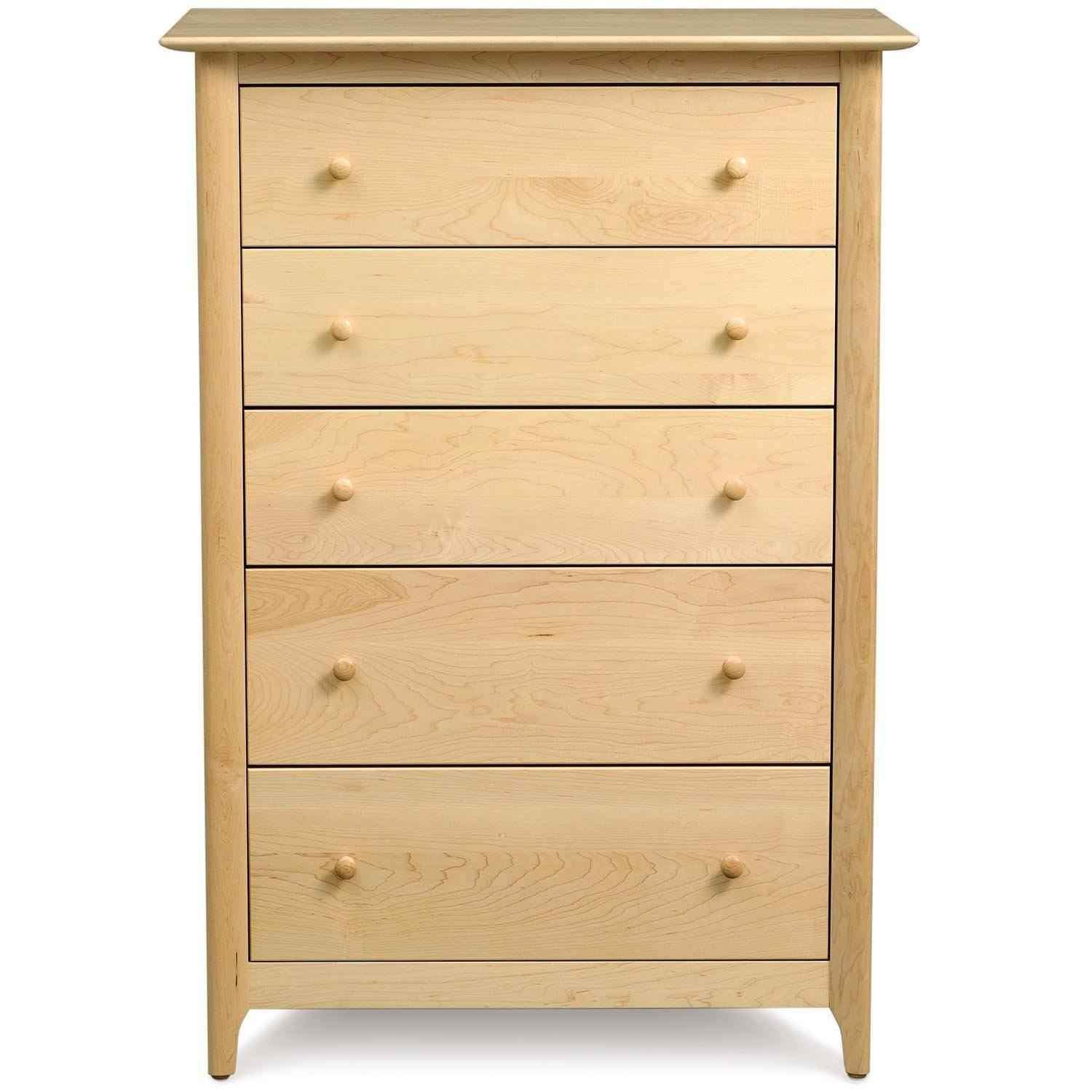 Sarah Five Drawer Dresser in Maple - Urban Natural Home Furnishings. Dressers & Armoires, Copeland