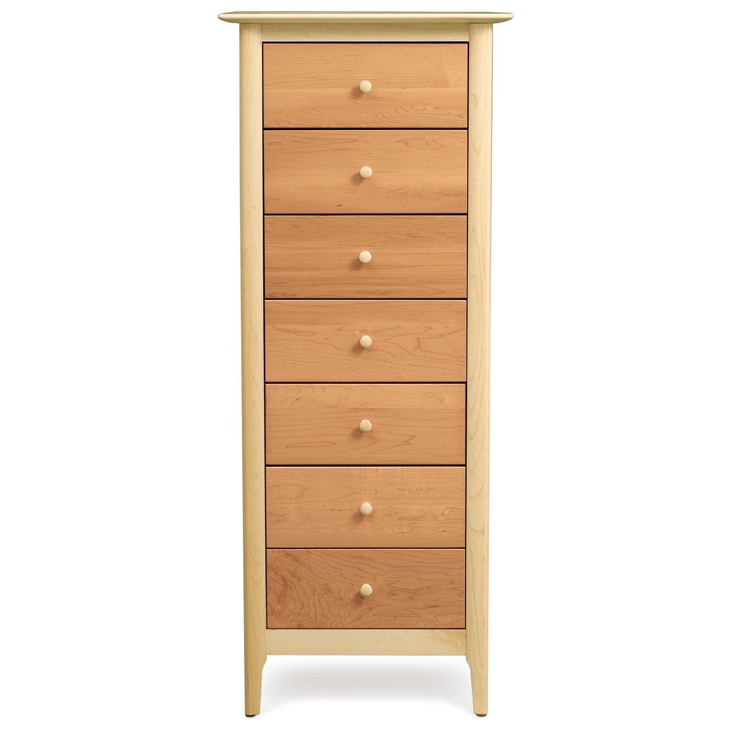 Sarah Seven Drawer Dresser in Maple/Cherry - Urban Natural Home Furnishings. Dressers & Armoires, Copeland