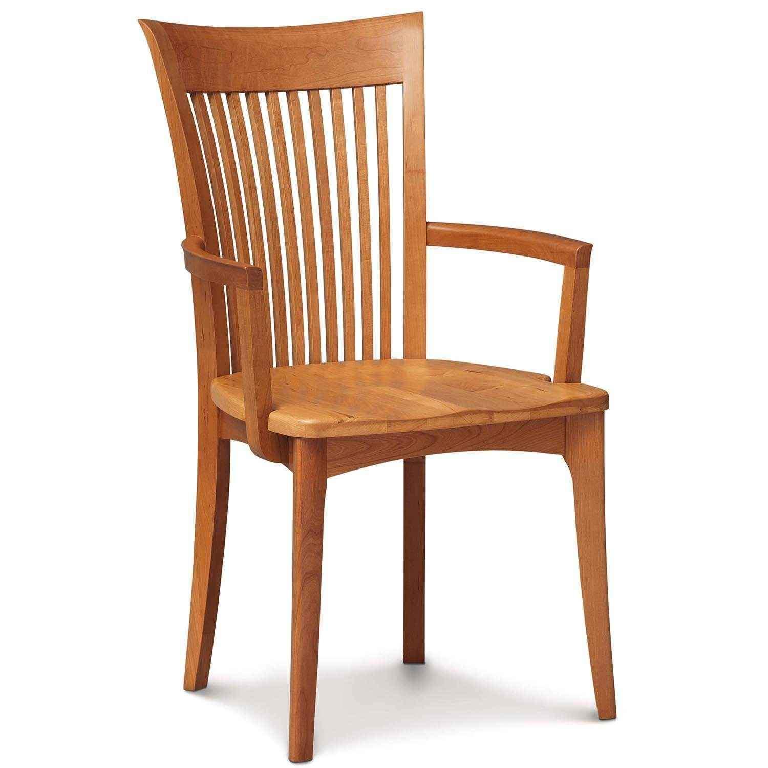 Sarah Armchair in Cherry with Wood Seat - Urban Natural Home Furnishings. Dining Chair, Copeland