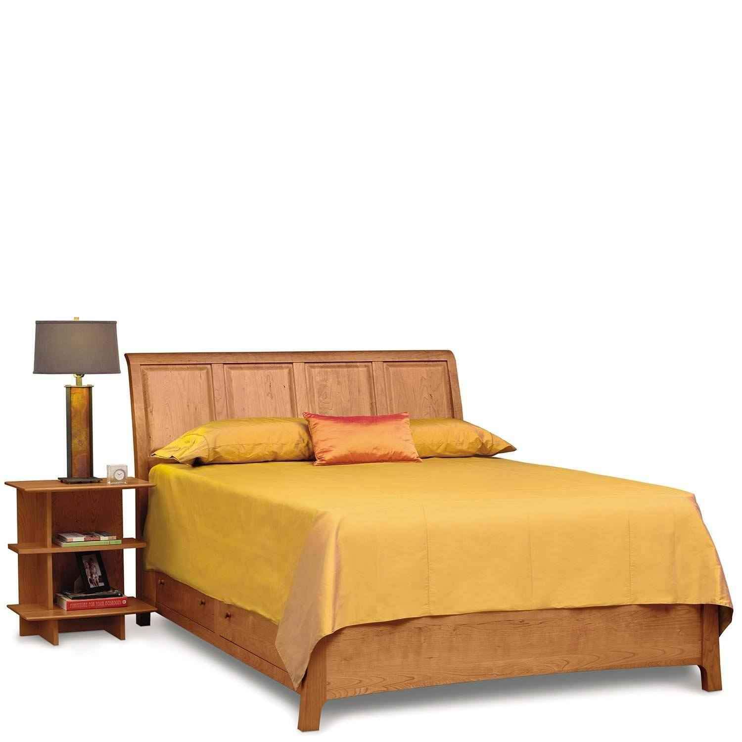 Sarah Sleigh 48" Bed With Storage - Urban Natural Home Furnishings. Bedframes, Copeland