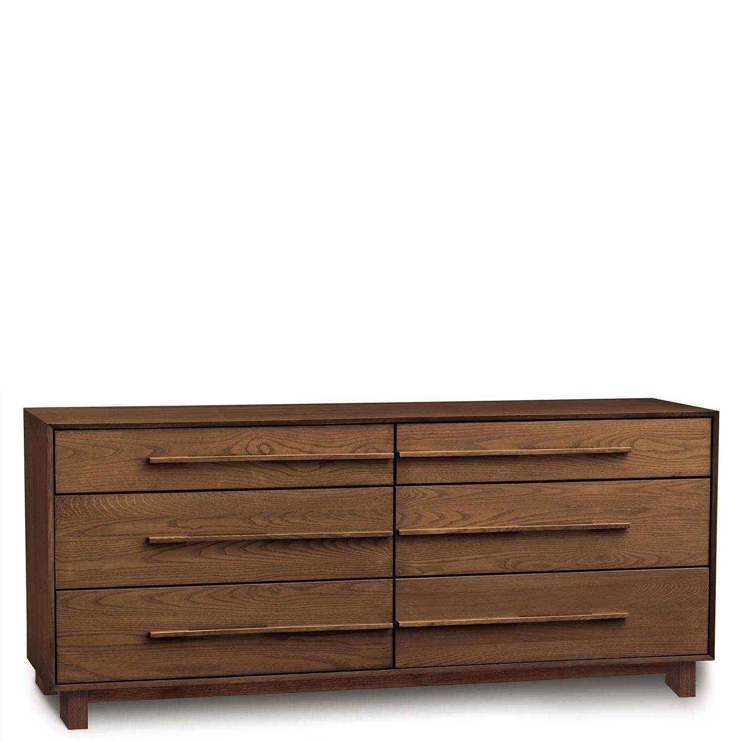 Sloane Six Drawer Dresser in Natural Walnut - Urban Natural Home Furnishings. Dressers & Armoires, Copeland