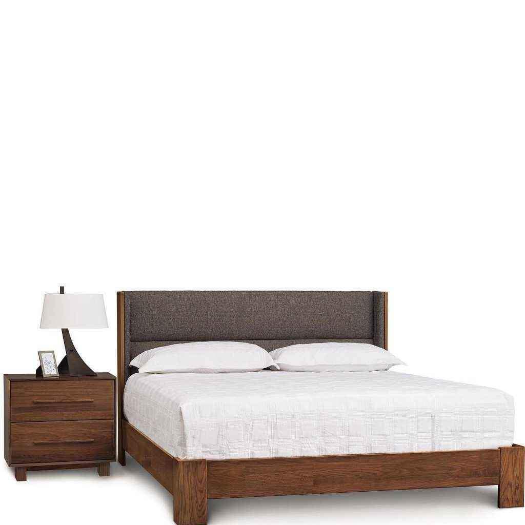 Sloane Bed With Legs For Mattress Only in Walnut - Urban Natural Home Furnishings. Solid Wood Bed, Copeland