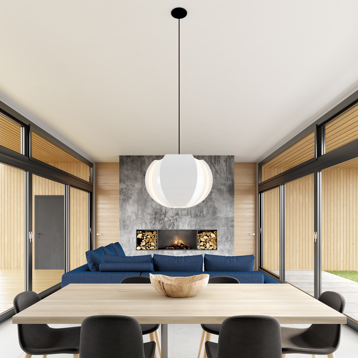 Veris 22" Pendant - Urban Natural Home Furnishings