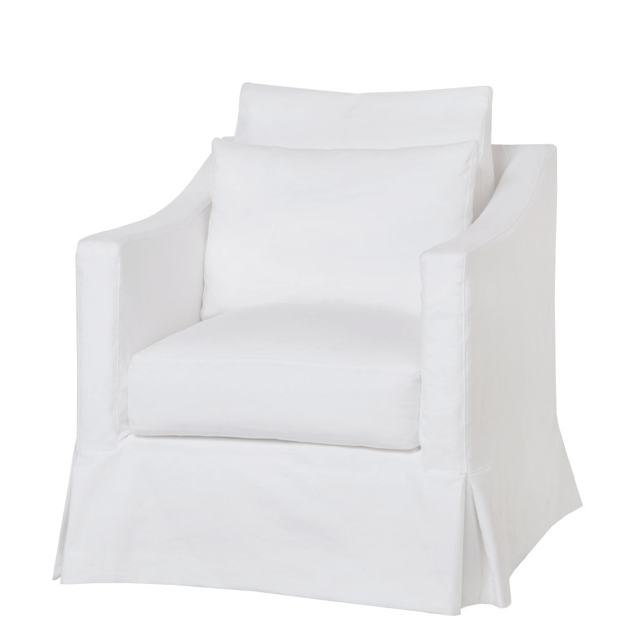 Rebecca Slipcovered Chair by Cisco Brothers