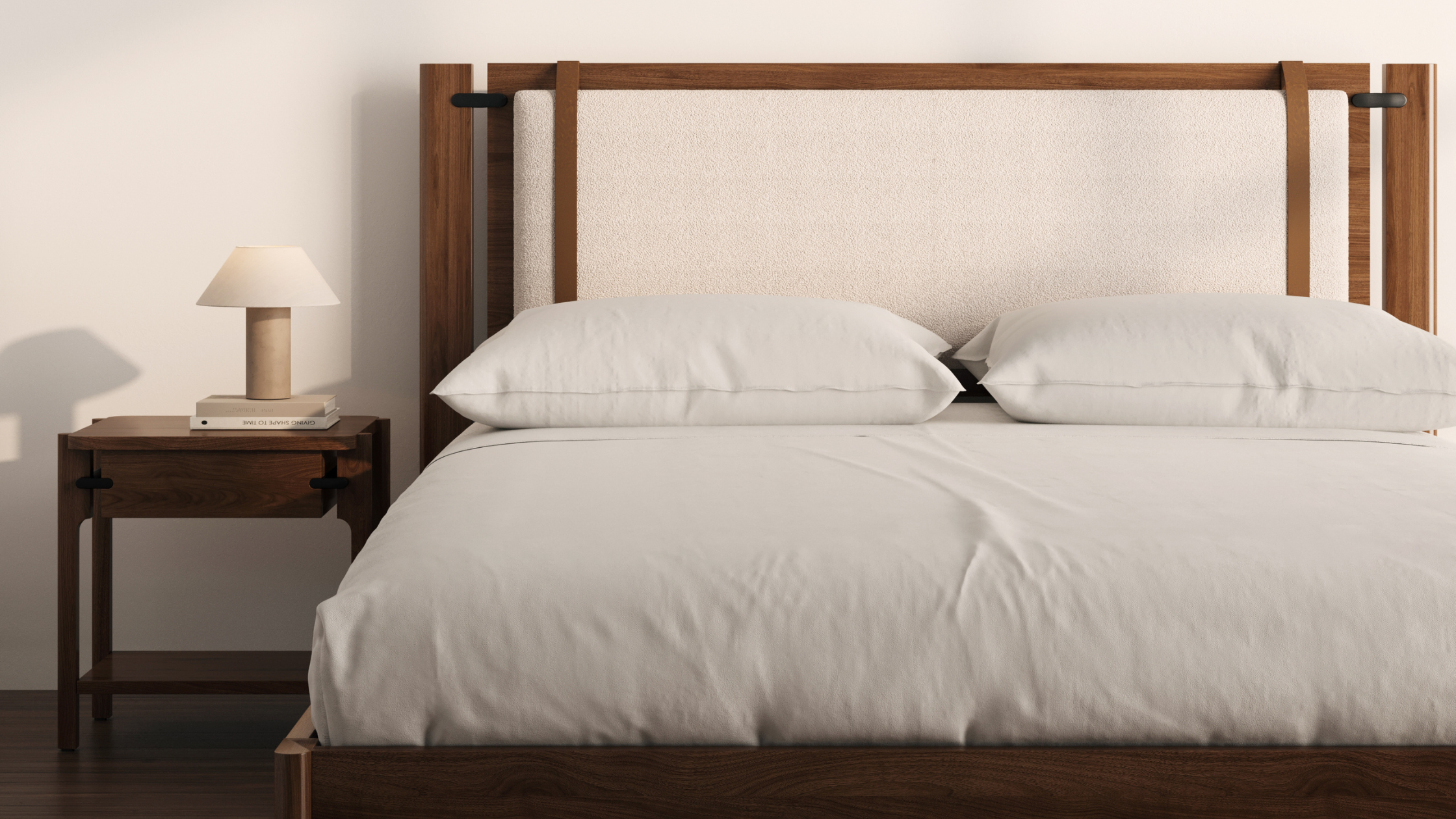 GRAYN Join Bed and Nightstand Now Available in Walnut