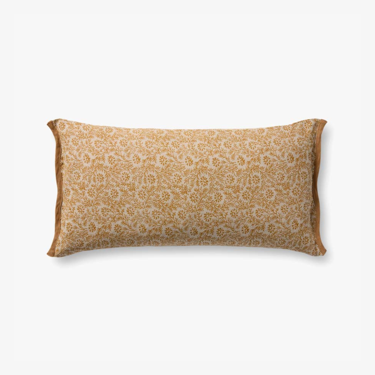 Linen Block Print Pillow - Thumbnail 3