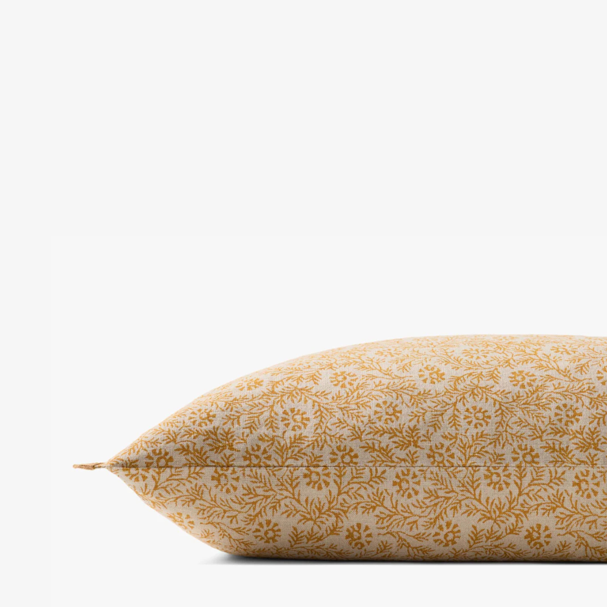 Linen Block Print Pillow - Thumbnail 4