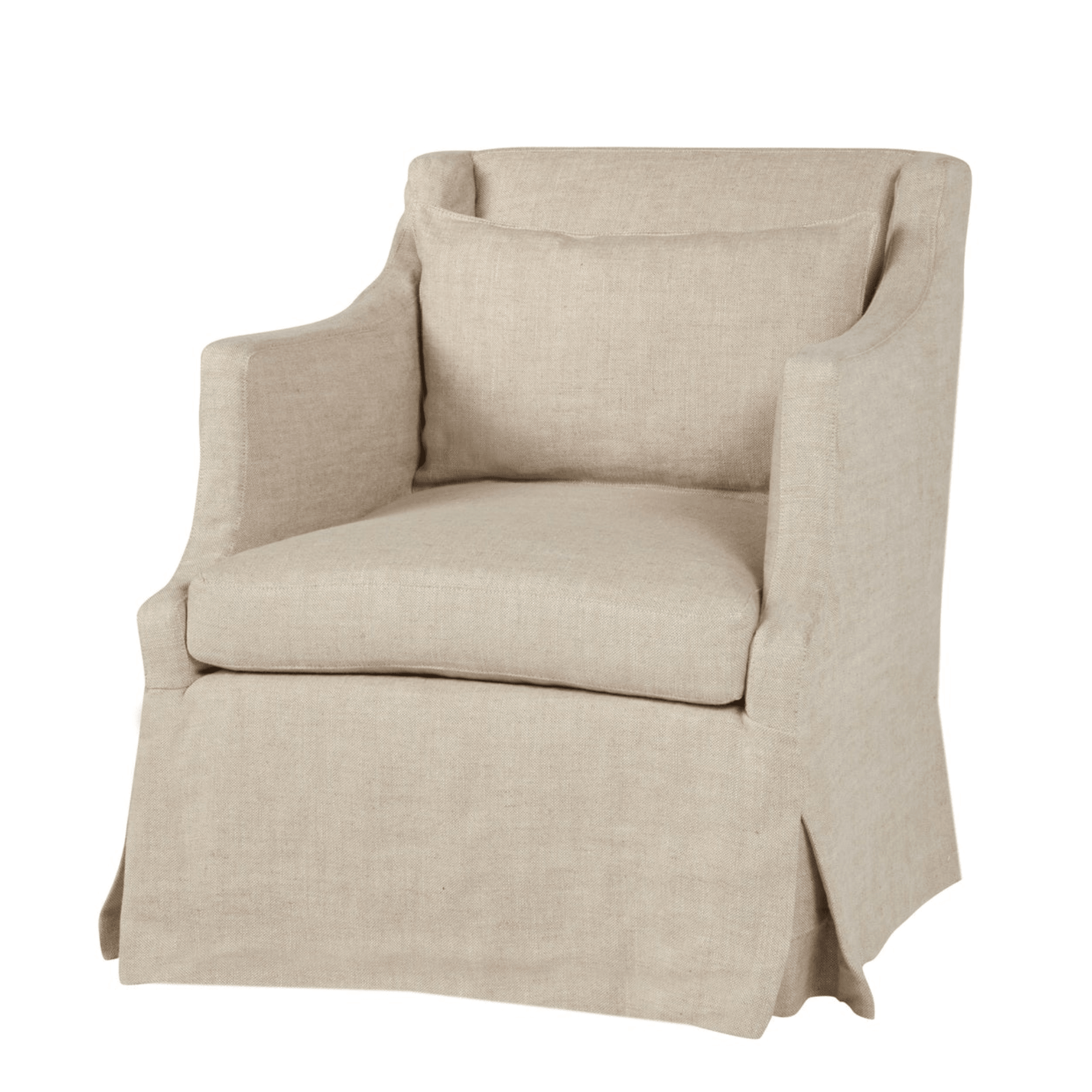 Amalia Slipcovered Chair - Thumbnail 2