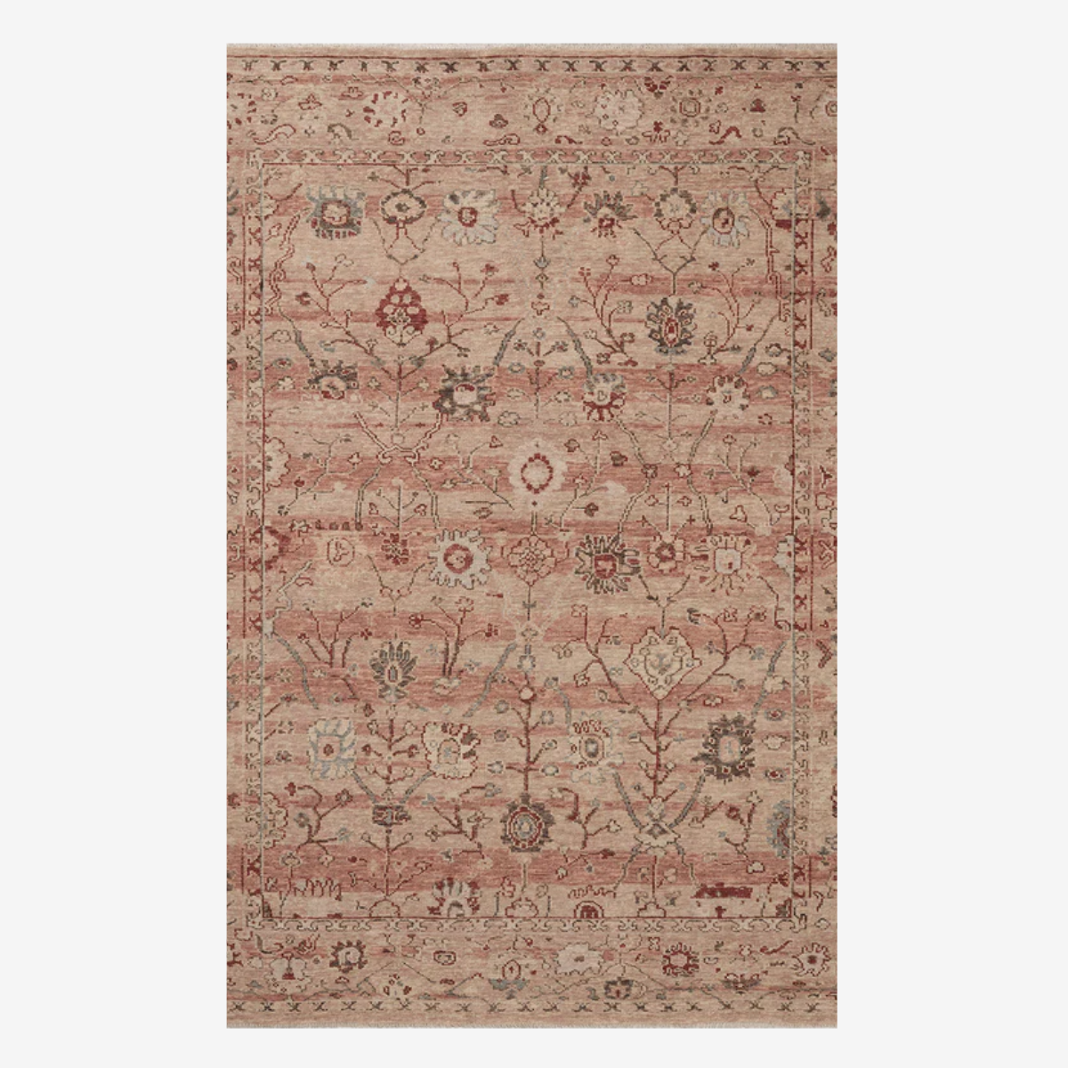 Dominic Hand Knotted Rug in Clay/Rust | Loloi – Urban Natural Home