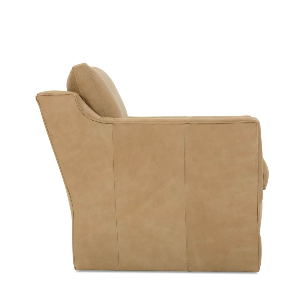 Madeline Leather Swivel Chair - Thumbnail 4