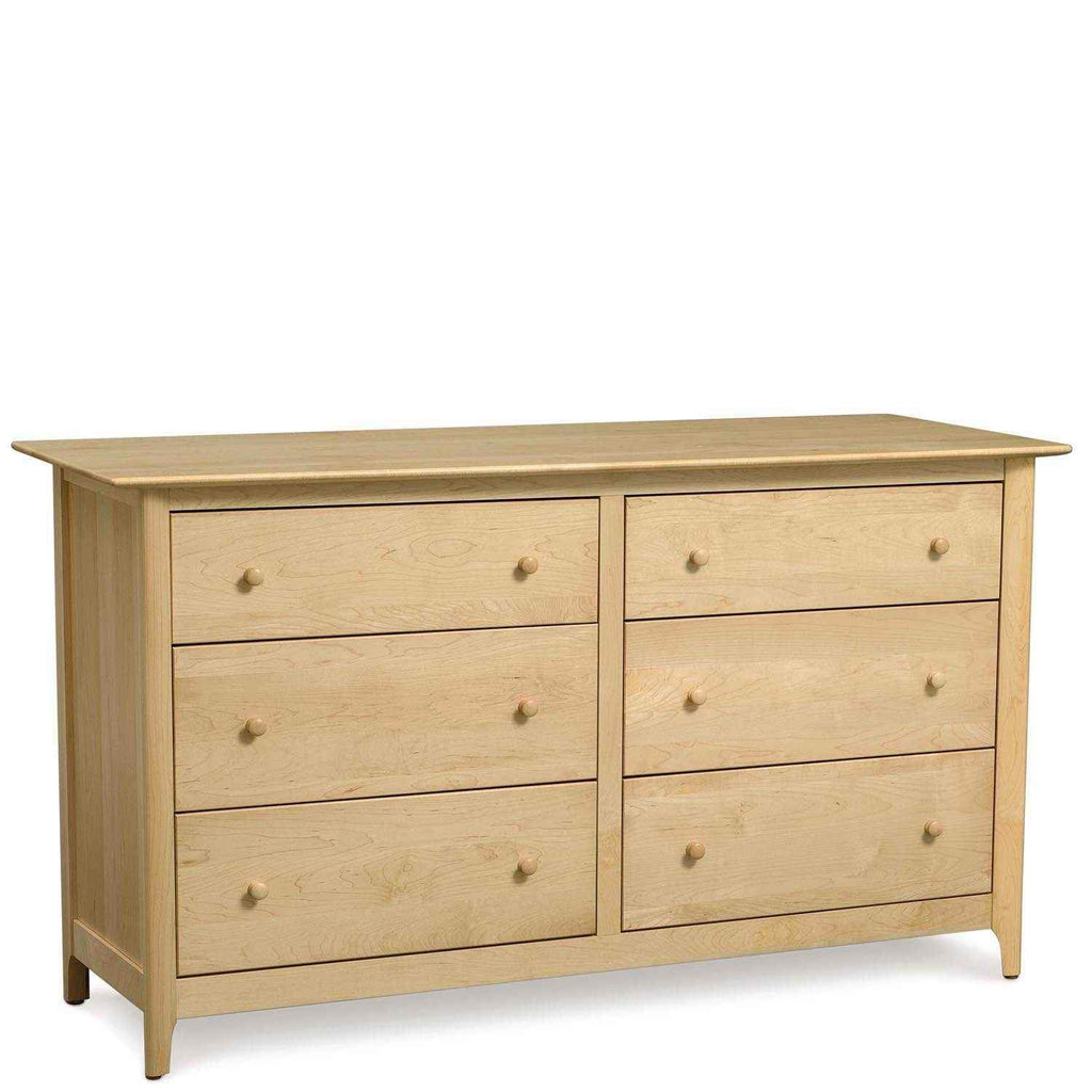 Sarah Six Drawer Dresser in Maple - Urban Natural Home Furnishings.  Dressers & Armoires, Copeland