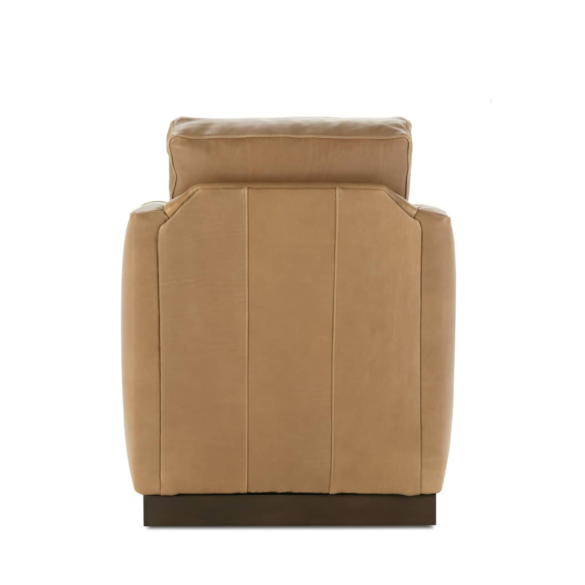 Alba Leather Swivel Chair - Thumbnail 4