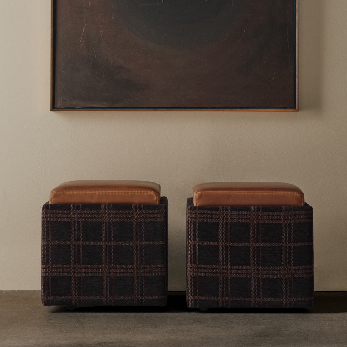 Uno Square Storage Ottoman - Thumbnail 2