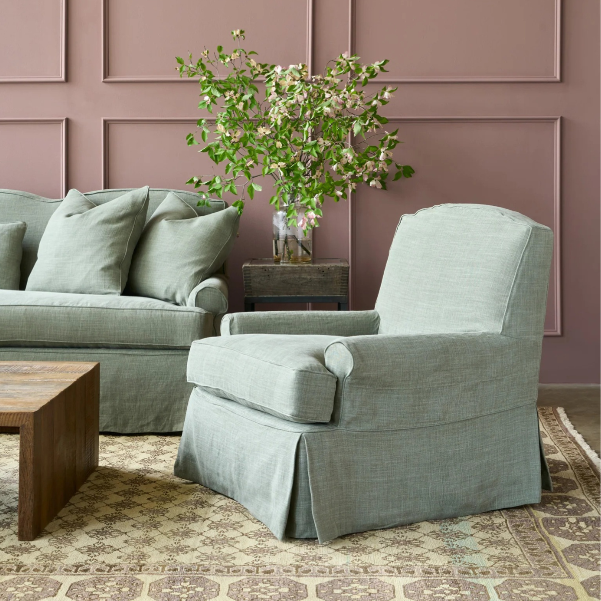 Gilmore Slipcovered Chair - Thumbnail 4