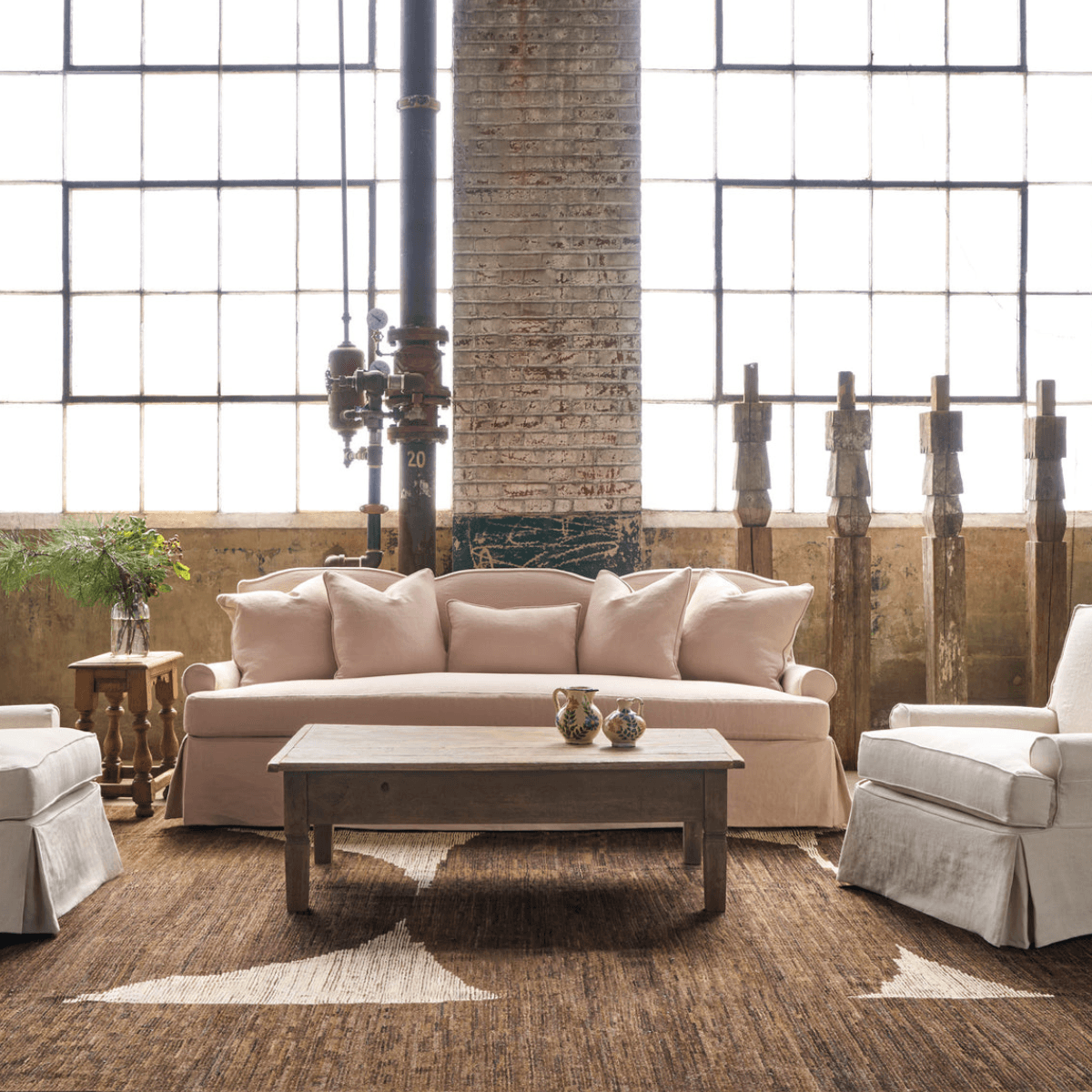 Gilmore Slipcovered Sofa - Thumbnail 2