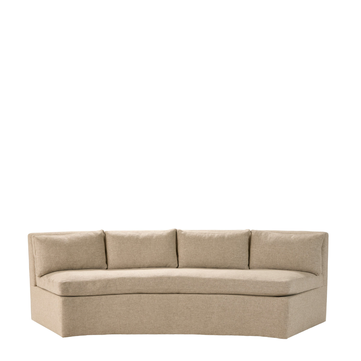Hughes 3-Piece Curved Sectional - Thumbnail 3