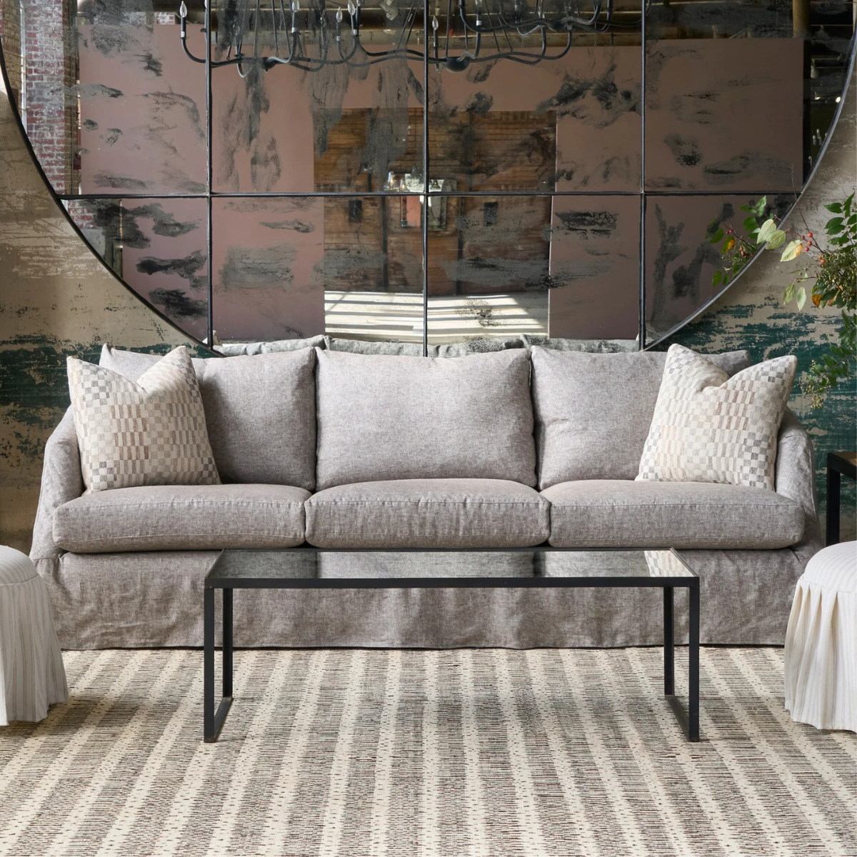 Nora Slipcovered Sofa