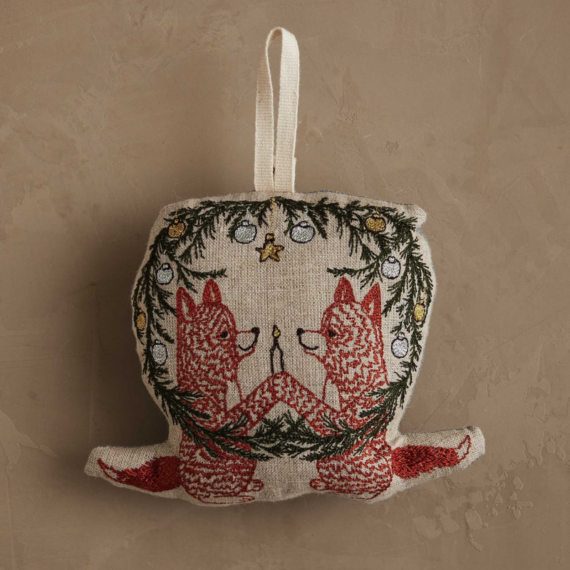 Togetherness Foxes Ornament