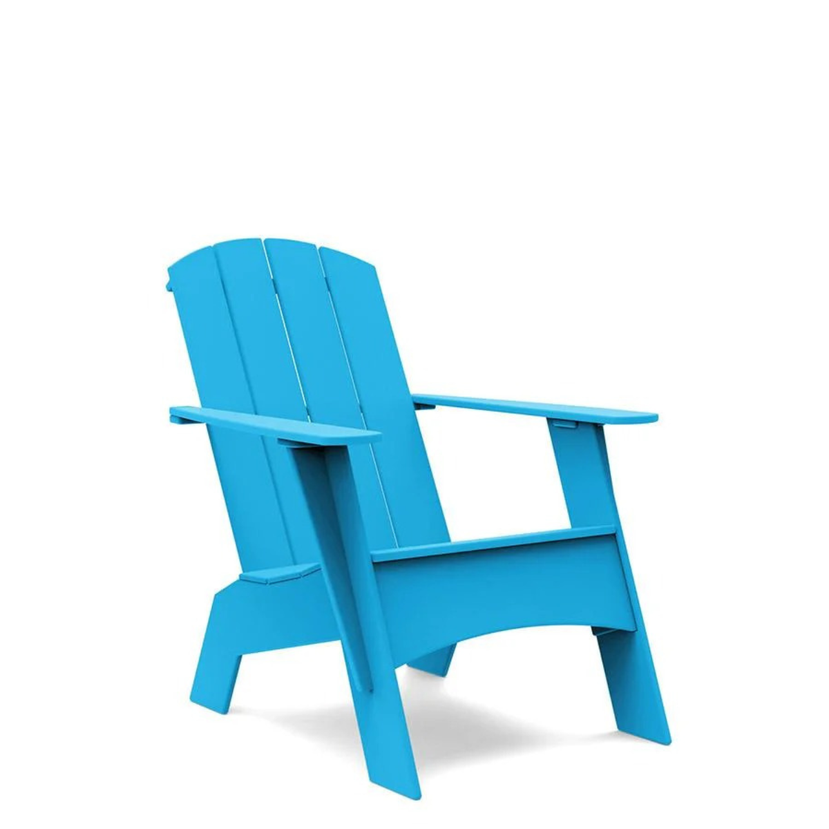 Loll Designs Curved Adirondack Chair and Satellite Table
