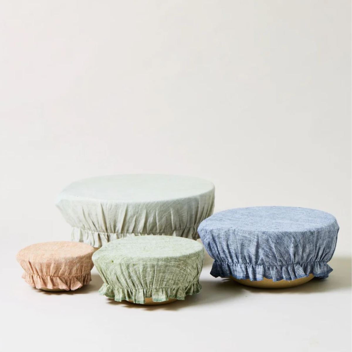 Washed Linen Bowl Covers