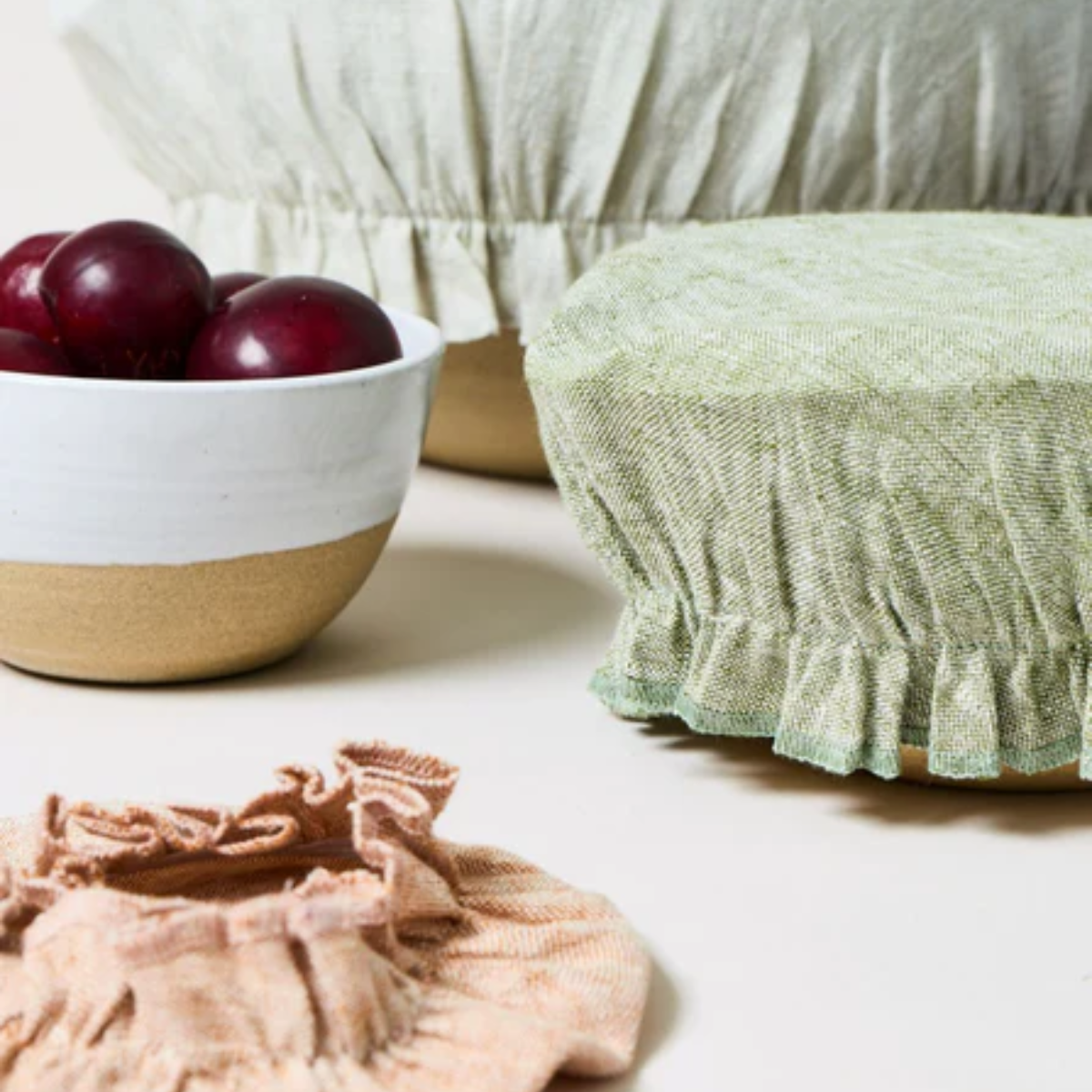 Washed Linen Bowl Covers - Thumbnail 3