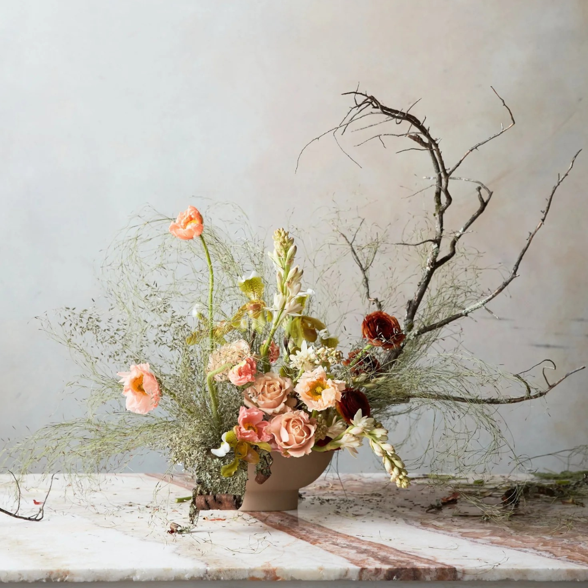 The Floral Society Compote Vase - Thumbnail 4