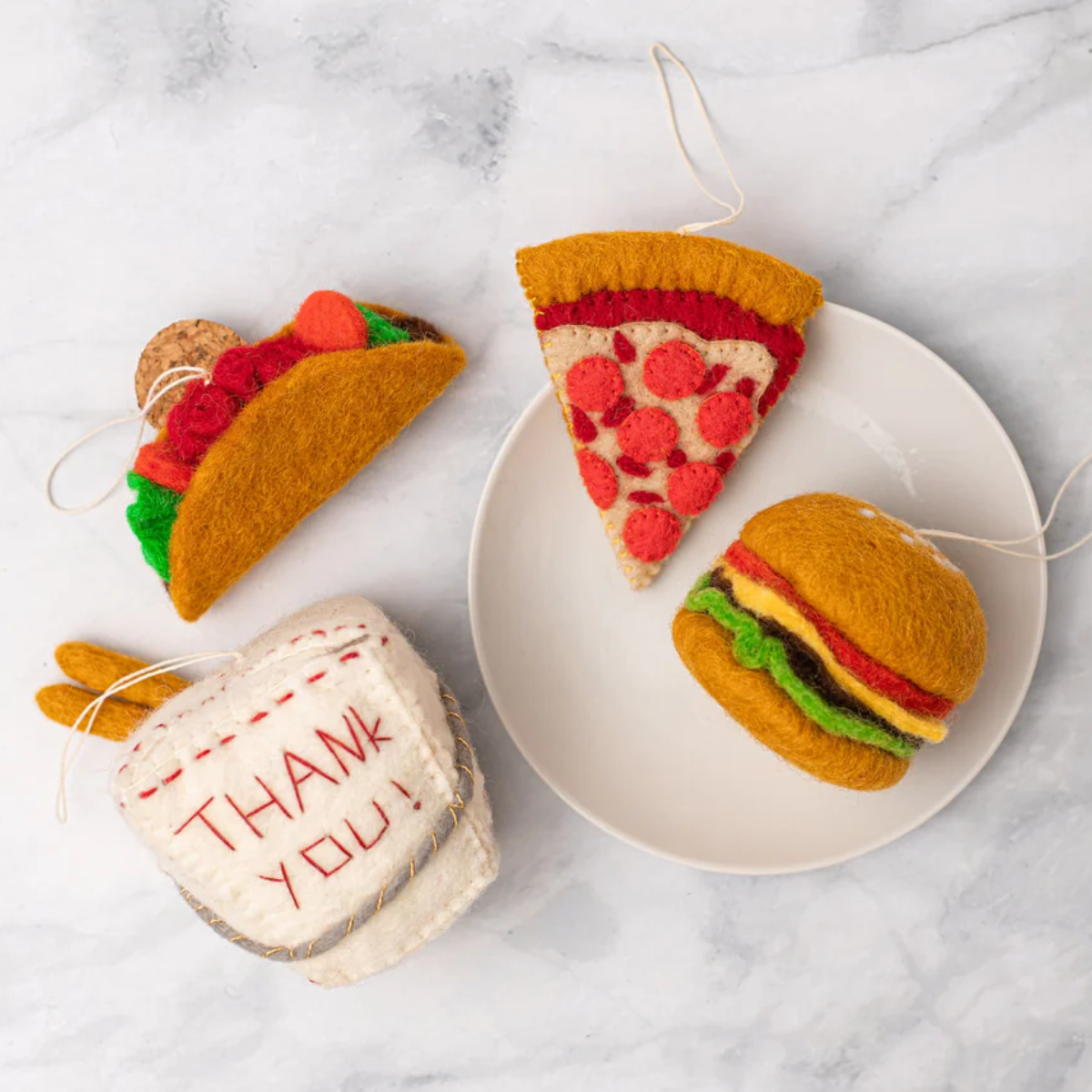 Felt Taco Ornament - Thumbnail 5