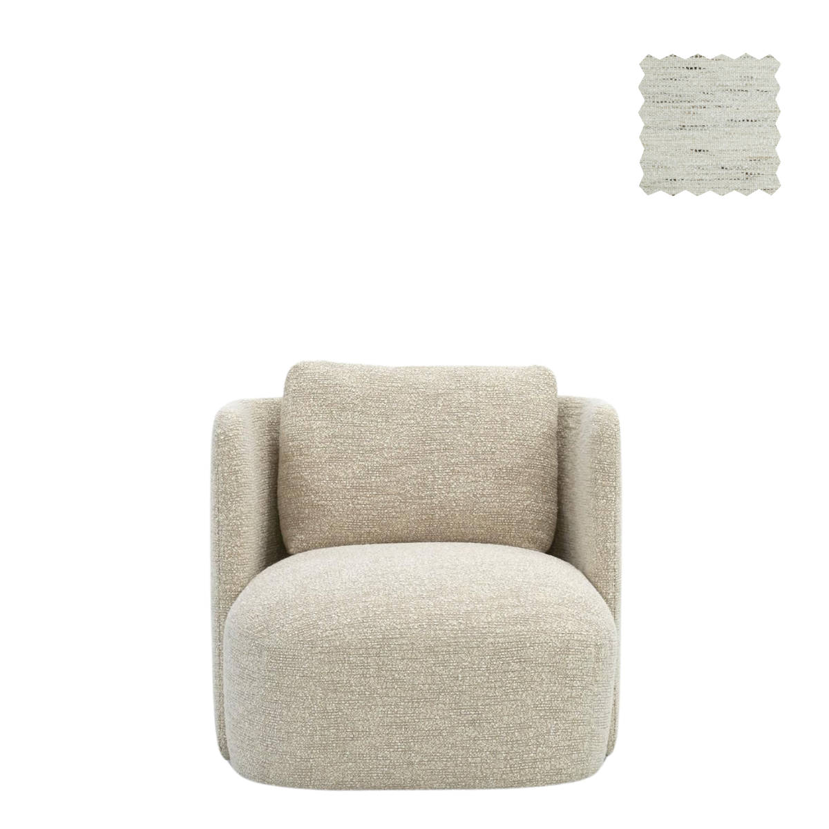 Verellen Hudson Swivel Club Chair - Thumbnail 2