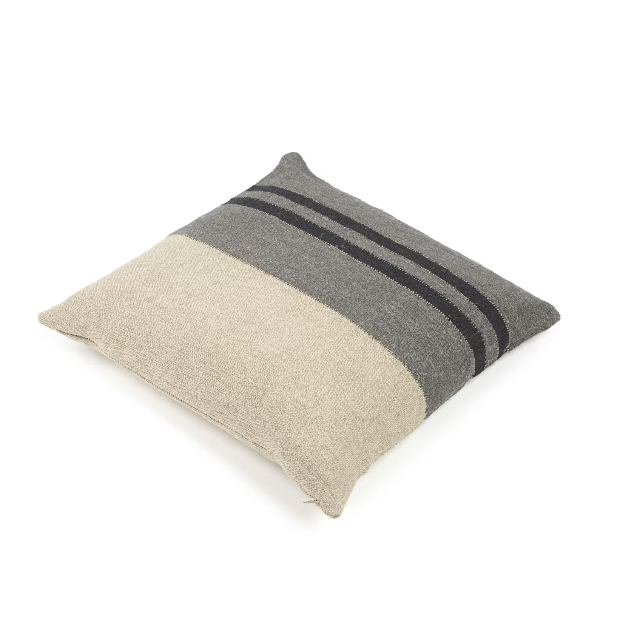 Black House Stripe Pillow Cover - Thumbnail 2