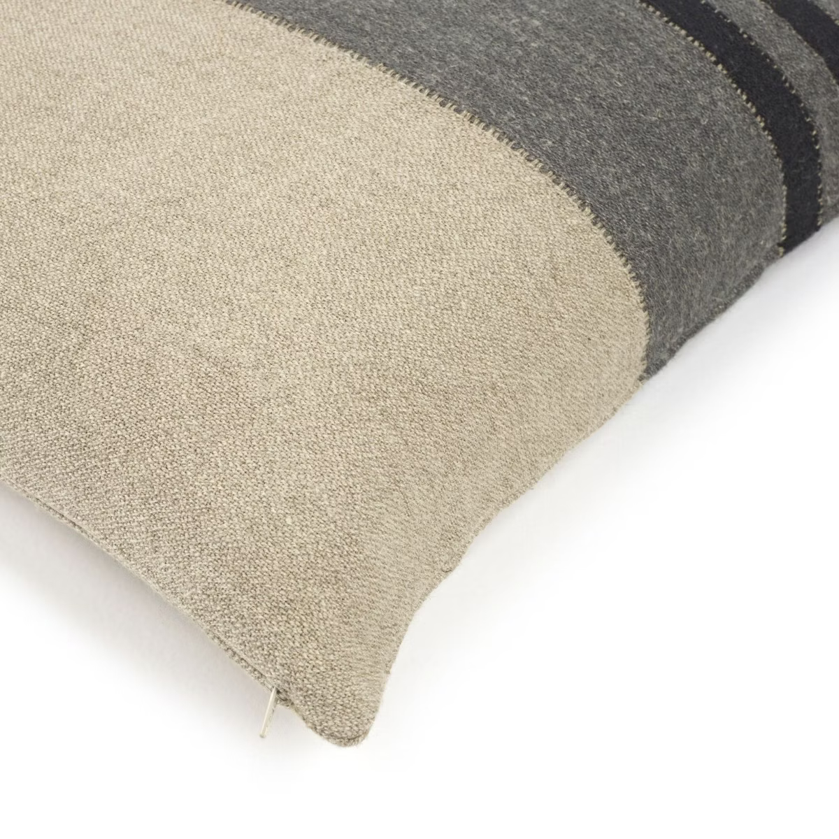 Black House Stripe Pillow Cover - Thumbnail 3
