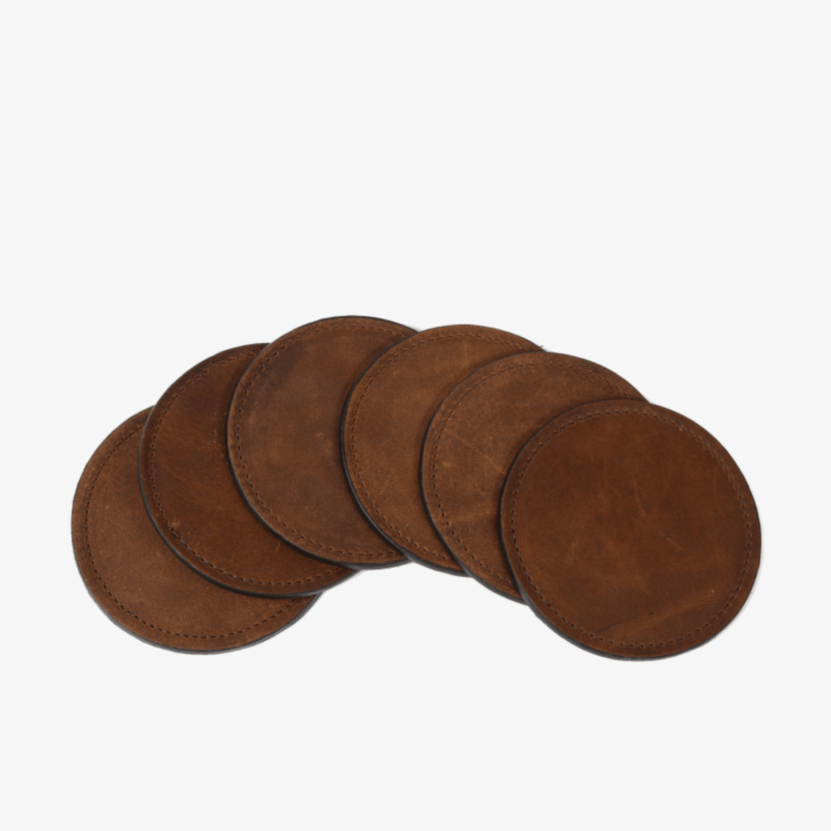 Leather Coaster Set - Thumbnail 4