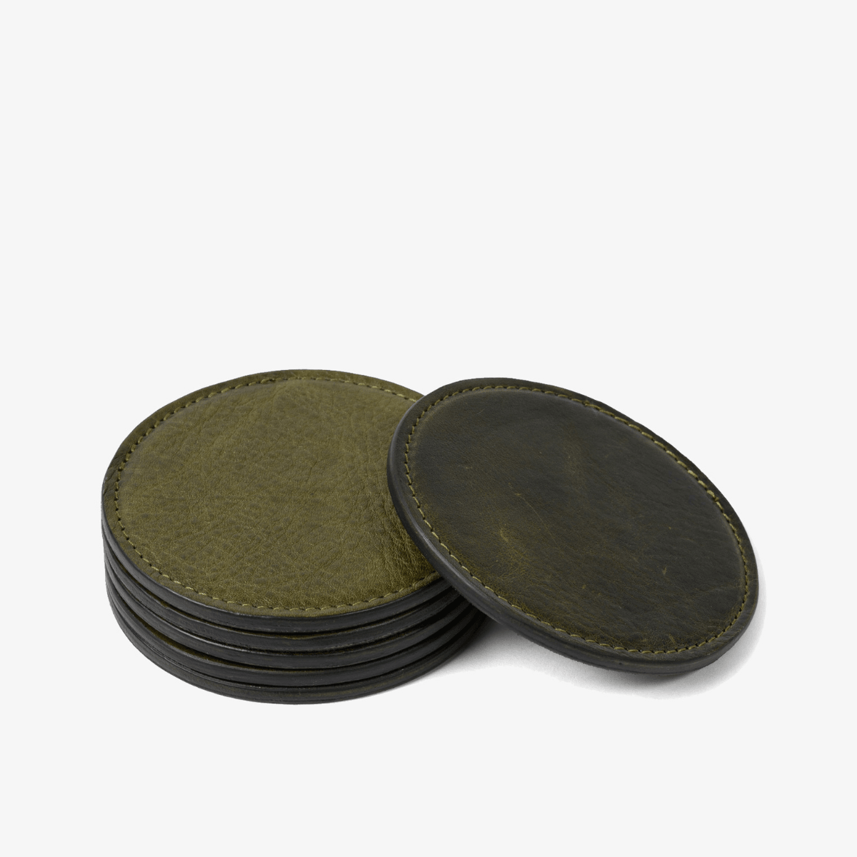 Leather Coaster Set - Thumbnail 2