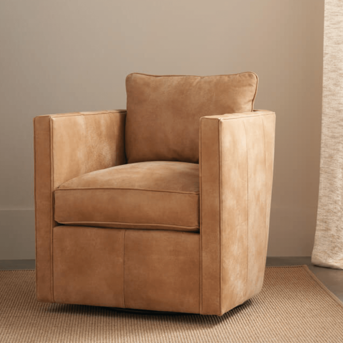 Butterscotch Rothko Swivel Chair Rowe Urban Natural Home