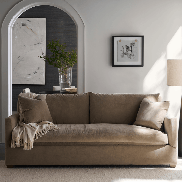 Lilah Velvet Sofa - Quick Ship | Rowe – Urban Natural Home