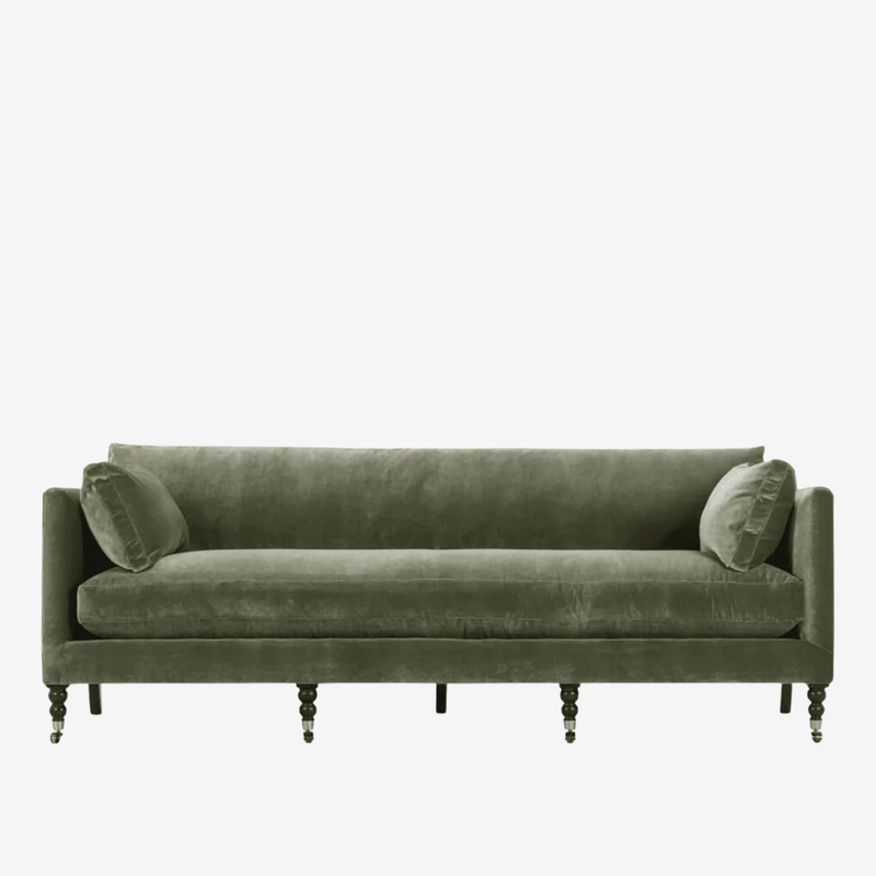 Madeline Velvet Sofa (90") - Quick Ship