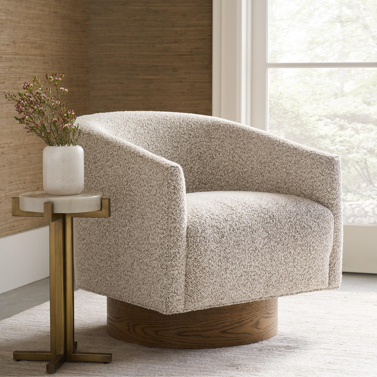 Petra Swivel Chair - Thumbnail 2