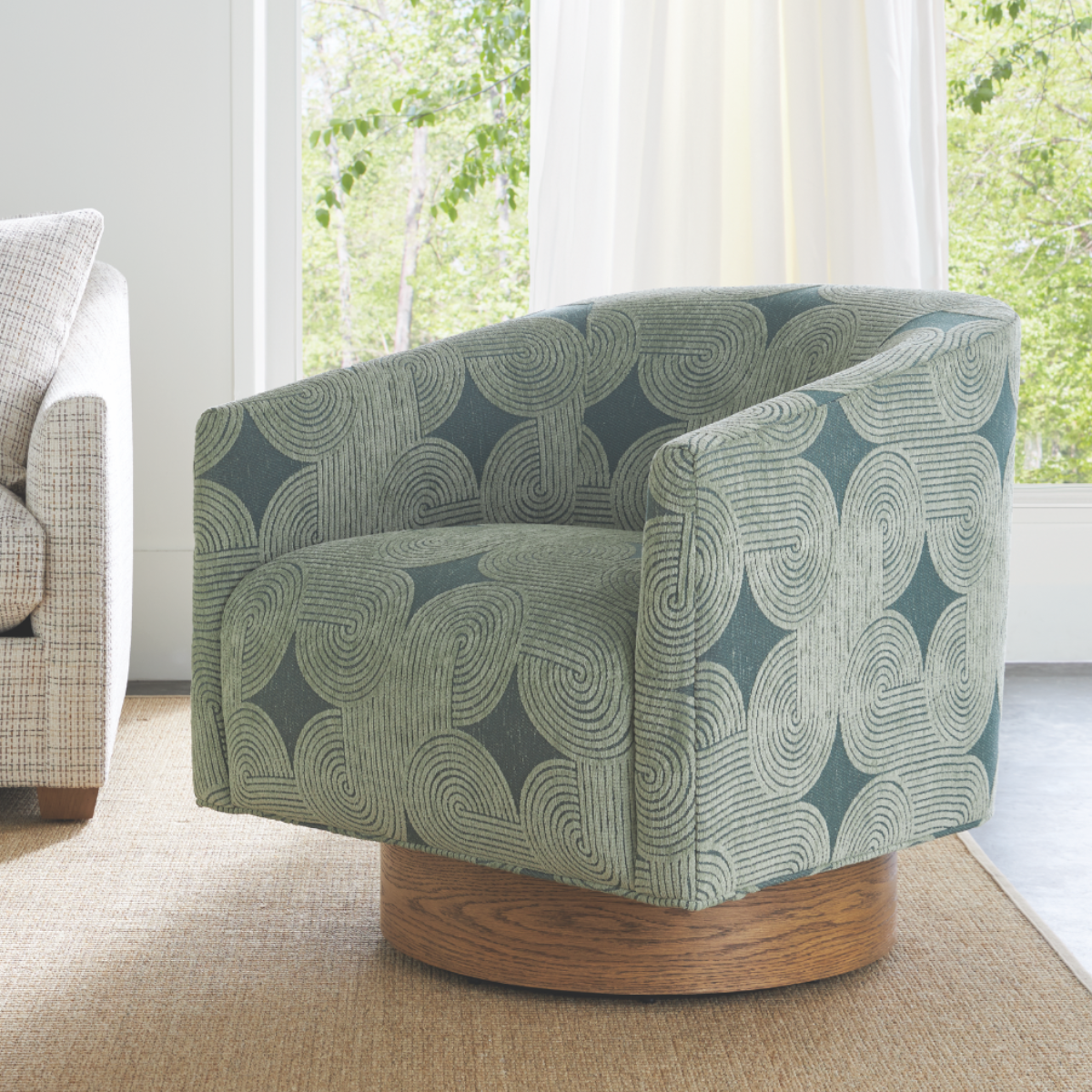 Petra Swivel Chair - Thumbnail 5