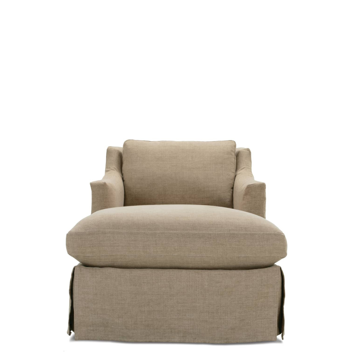 Madeline Slipcovered Chaise Chair - Thumbnail 3