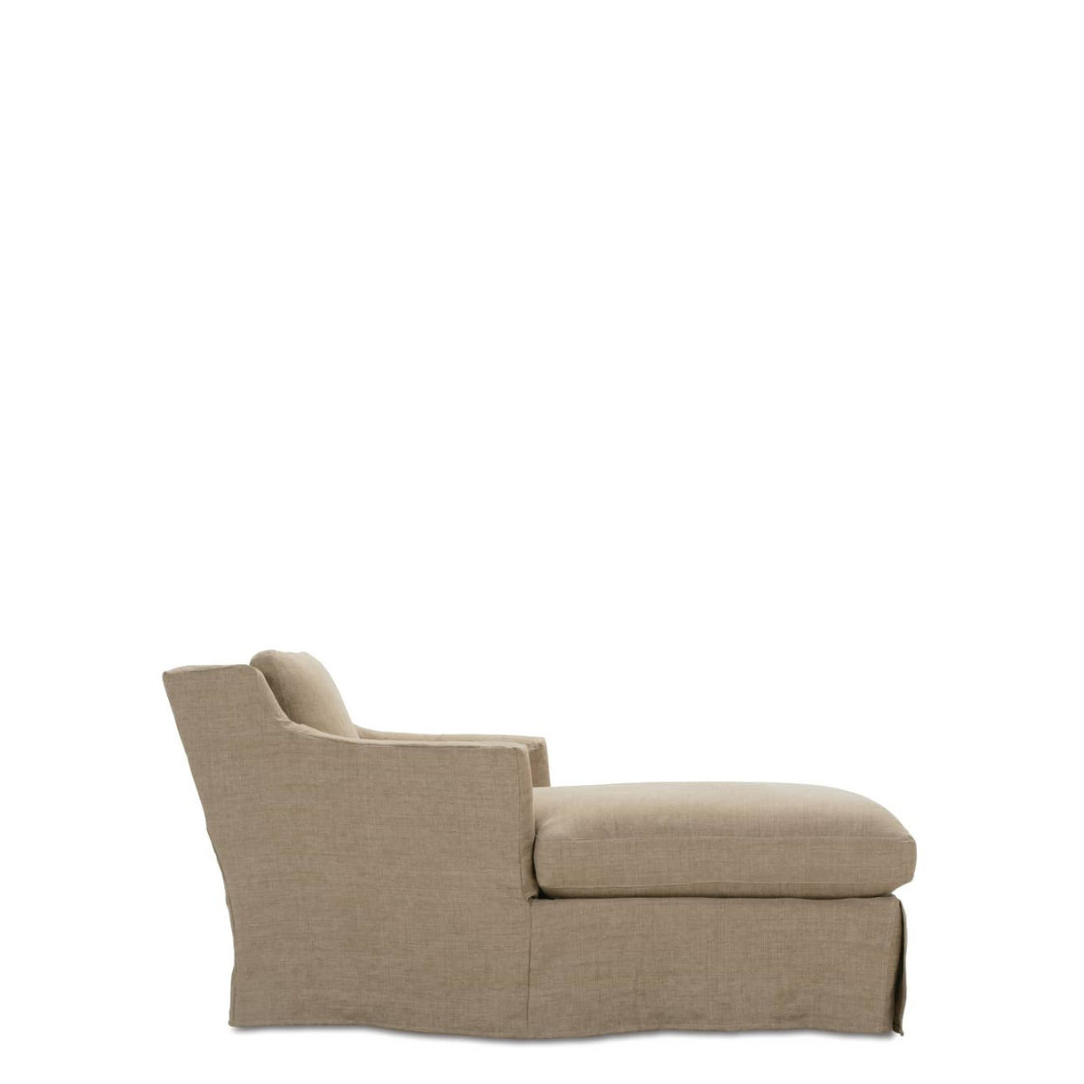 Madeline Slipcovered Chaise Chair - Thumbnail 4