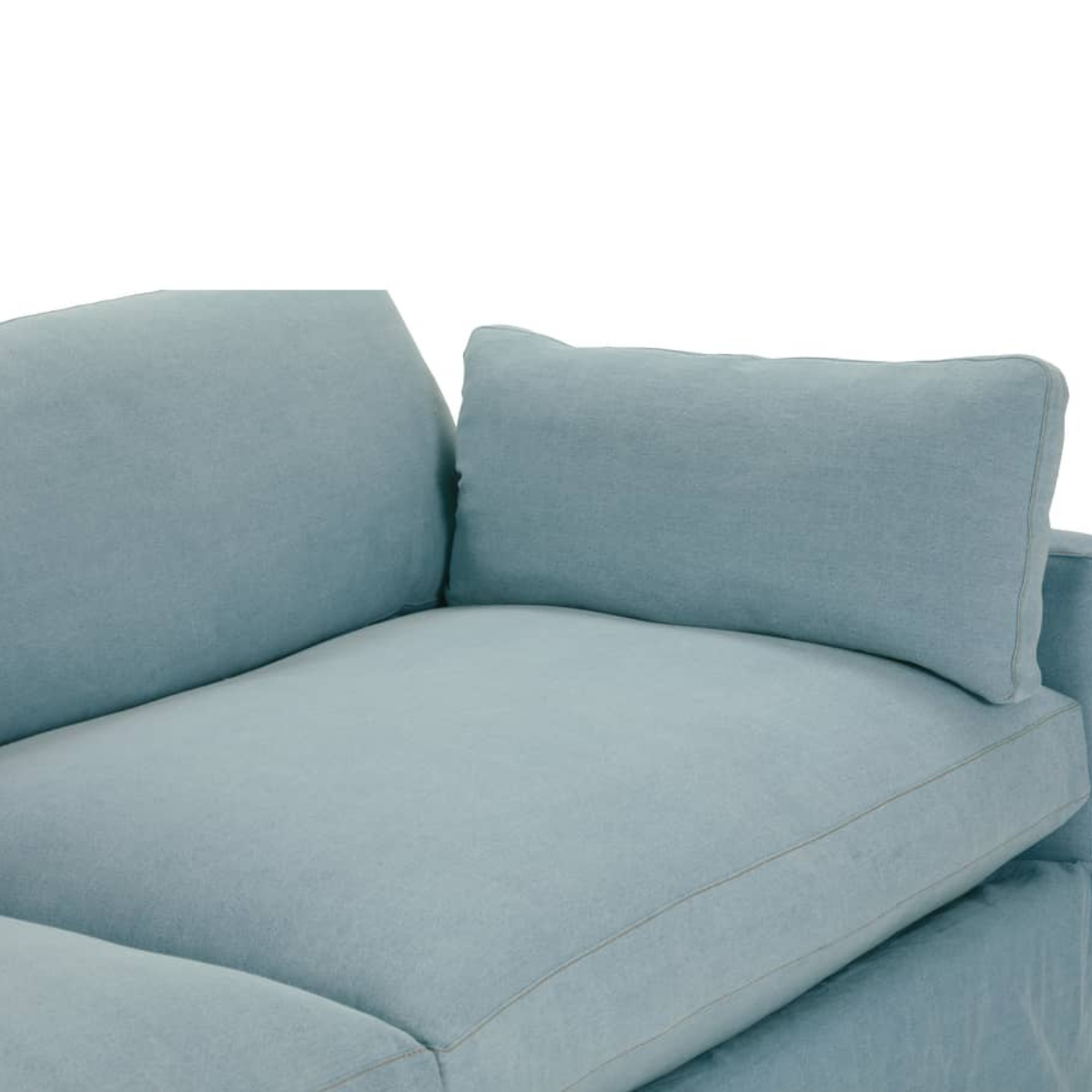 Sylvie Denim Slipcovered Sofa - Thumbnail 3