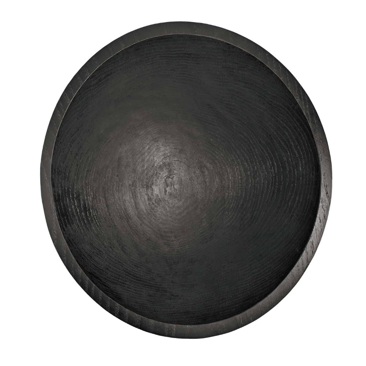 15" Black Ebonized Round Bowl - Thumbnail 4