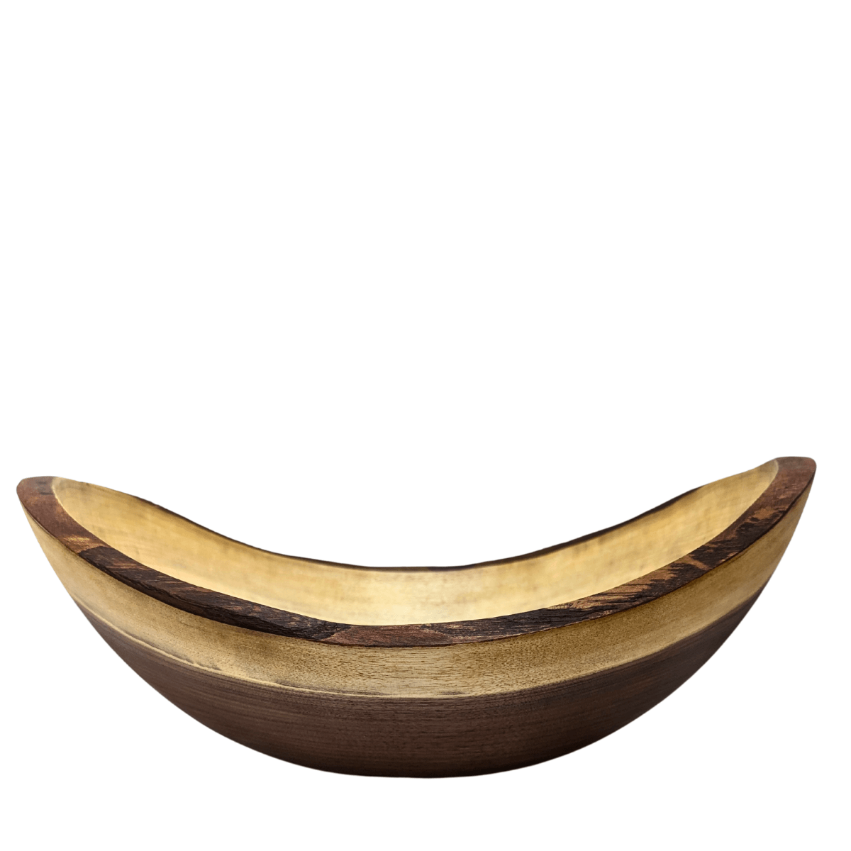 18" Black Walnut Oval Bowl - Thumbnail 2
