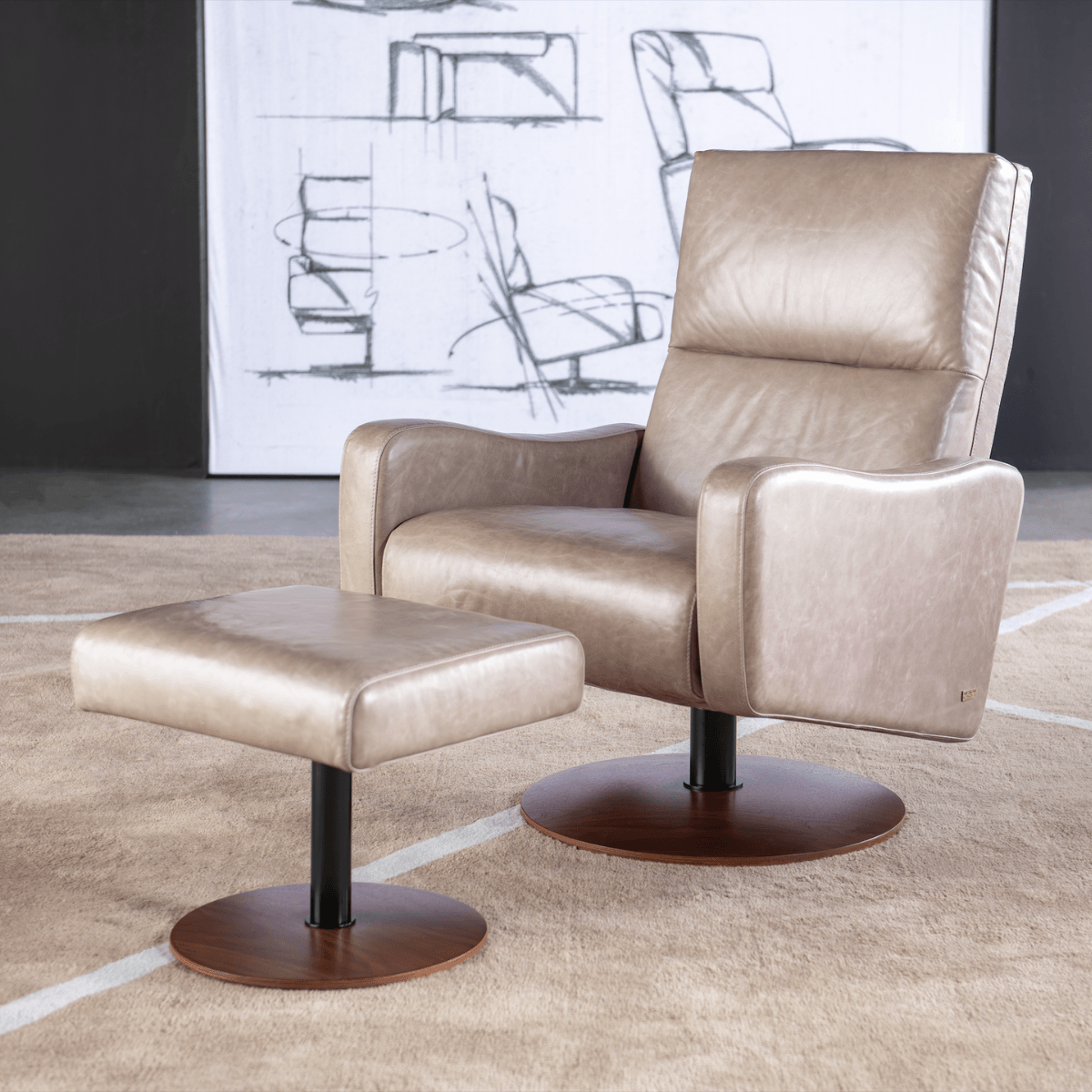 American Leather Remi Comfort Relax Reclining Chair - Thumbnail 3