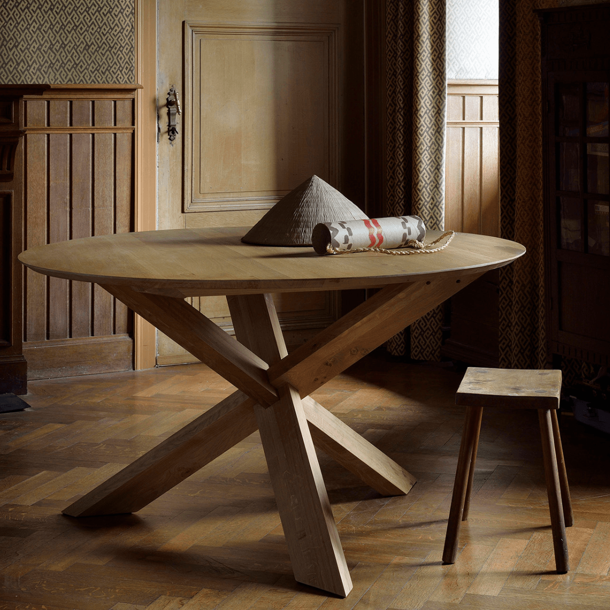 Ethnicraft Circle Dining Table, 54" - Thumbnail 5