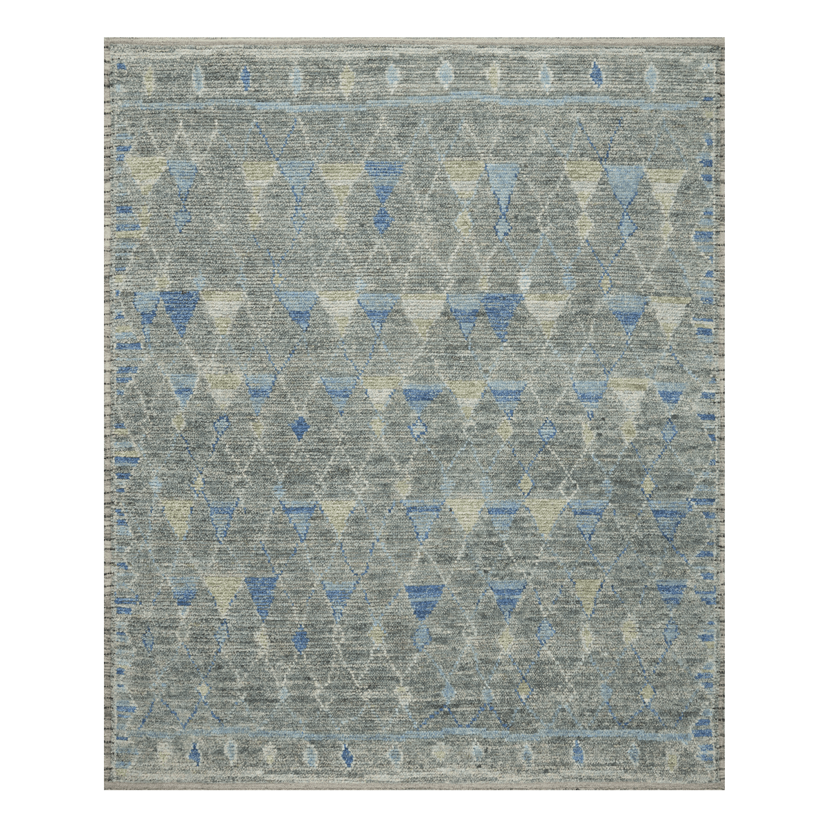 Anissa Hand Knotted Rug in Blue/Sage | Loloi – Urban Natural Home