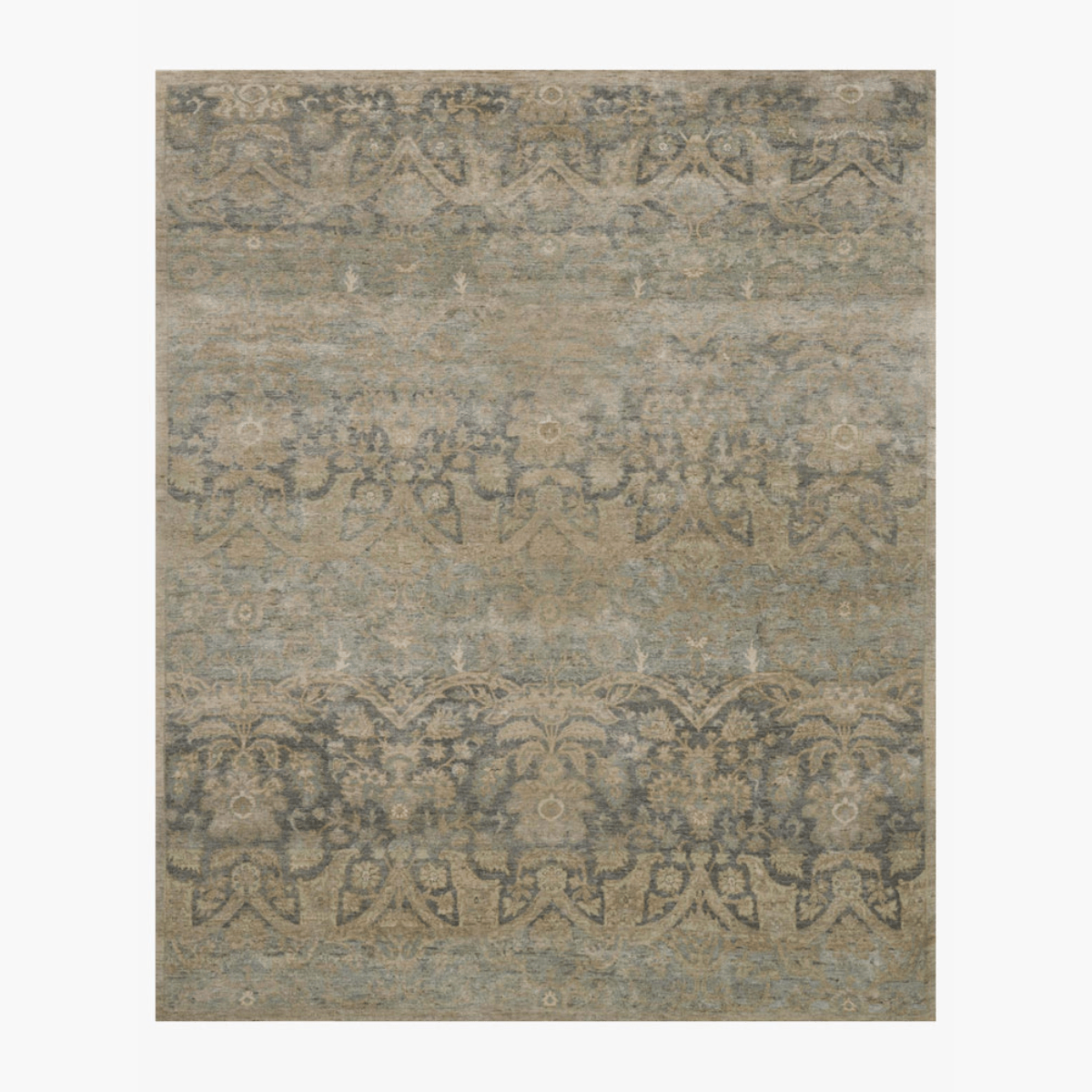 Legacy Hand Knotted Rug in Storm | Loloi – Urban Natural Home