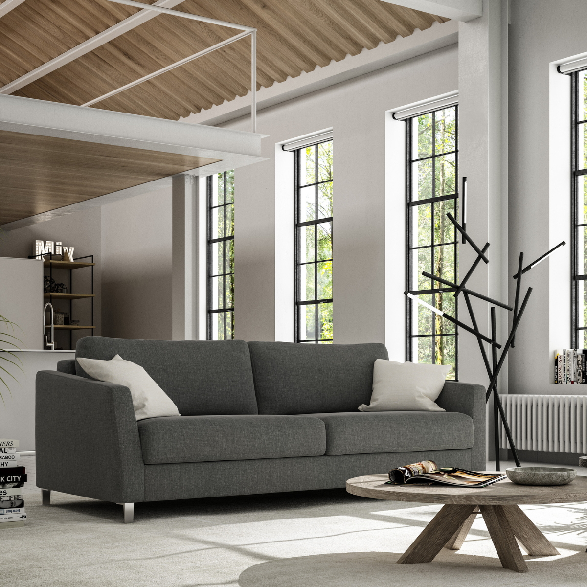 Monika King Size Sofa Sleeper Urban Natural Home