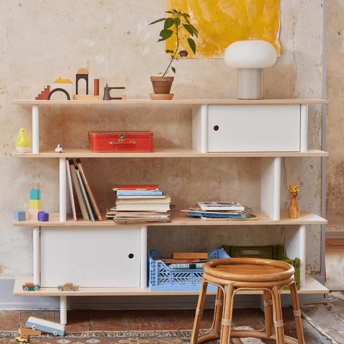 Mini Library Oeuf Urban Natural Home