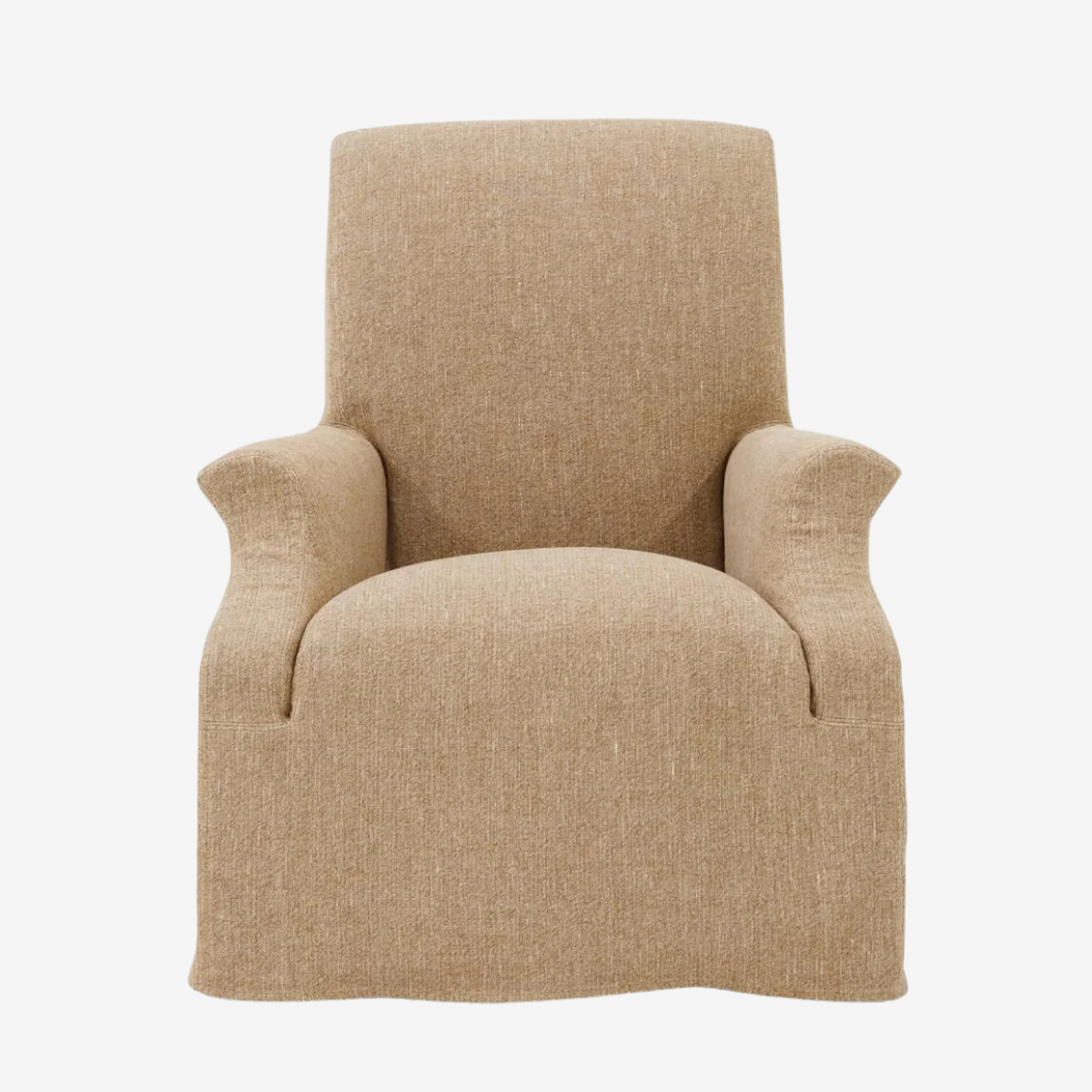 Rafael Slipcover Swivel Club Chair - Thumbnail 2