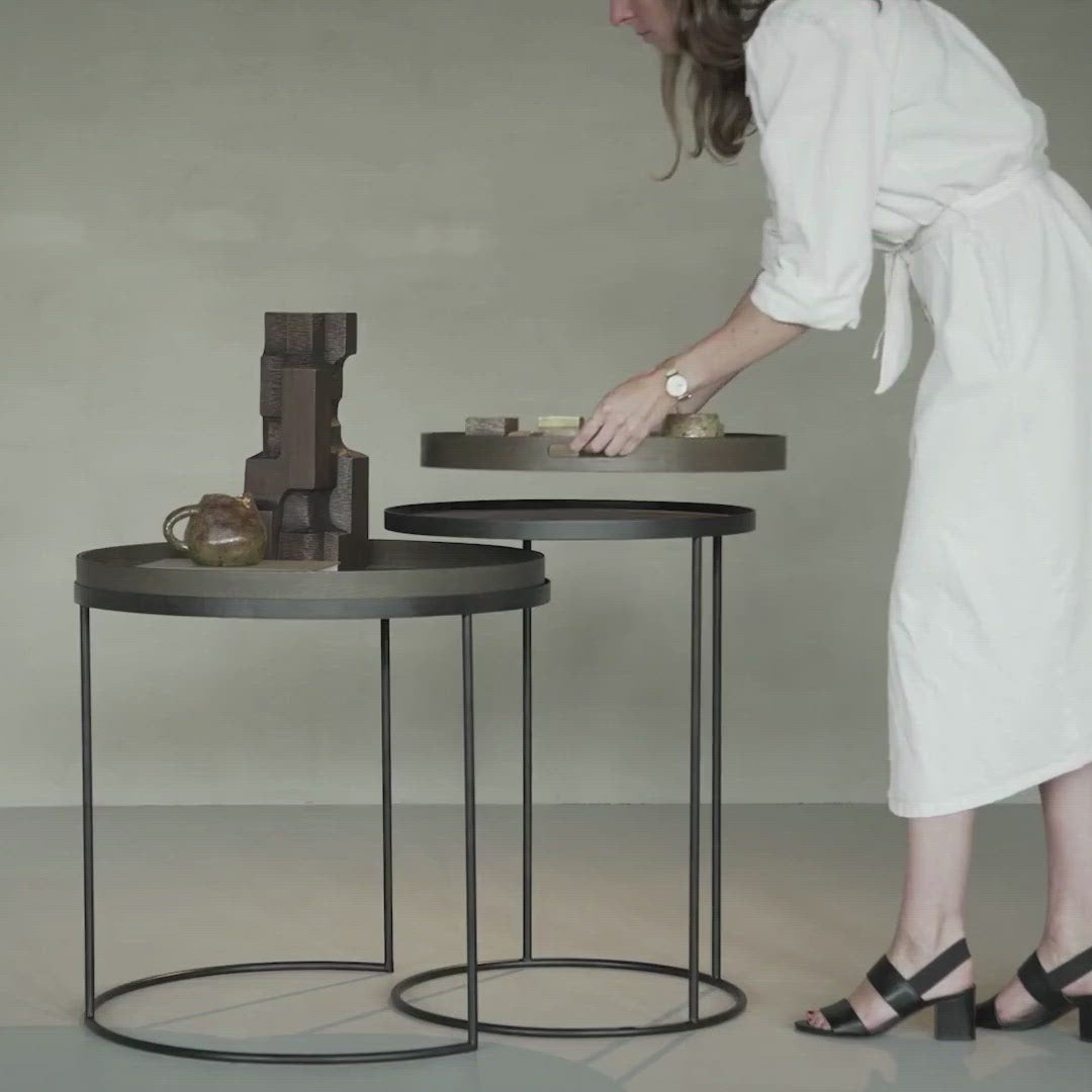 Ethnicraft Round Tray Coffee Table - Thumbnail 5